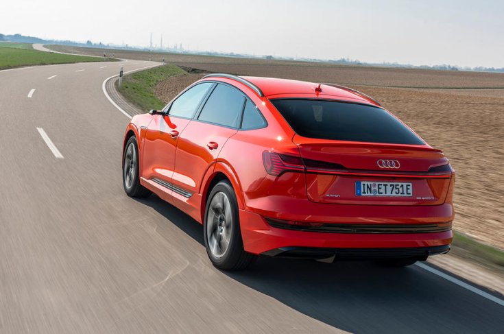 Audi e-tron Sportback hátulról