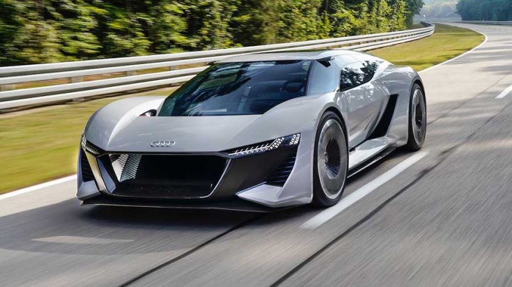 Audi PB18 e-tron elektromos koncepció elölről