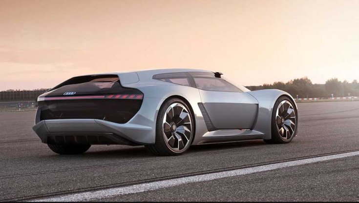 Audi PB18 e-tron elektromos koncepció hátulról