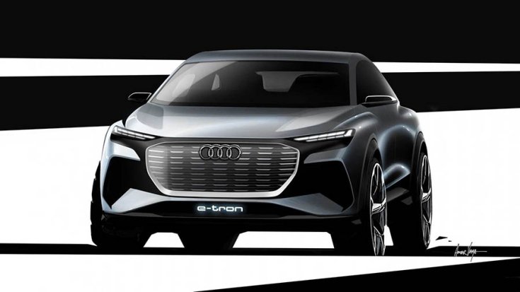 Audi Q4 e-tron koncepció elölről