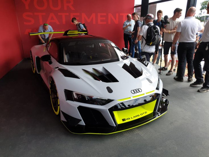 Audi R8 LMS GT2 a 2019-es Goodwood fesztiválon