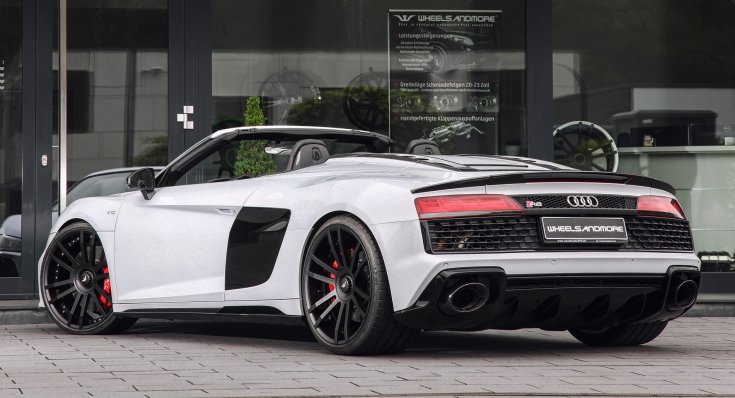 2020-as Audi R8 V10 Wheelsandmore tuning hátulról
