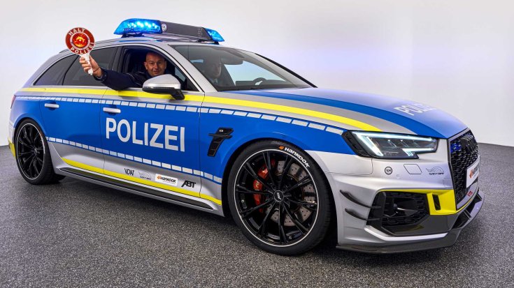 ABT Audi RS4 rendőrautó