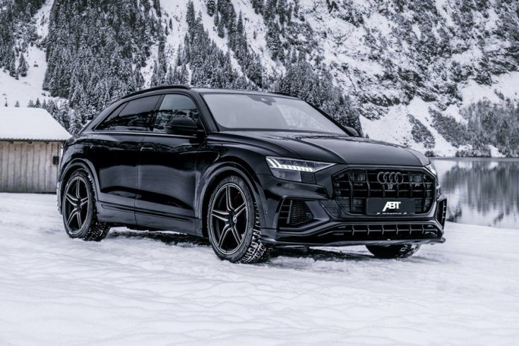 Audi SQ8 ABT tuning elölről fotózva