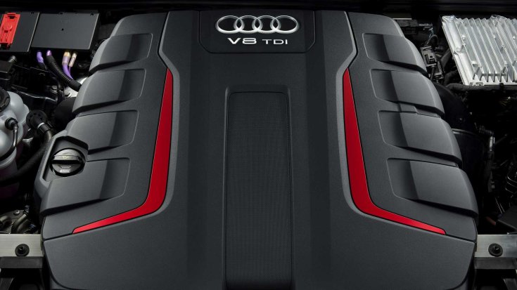Az Audi SQ8 egy 4 literes, V8-as TDI erőforrással lett felszerelve