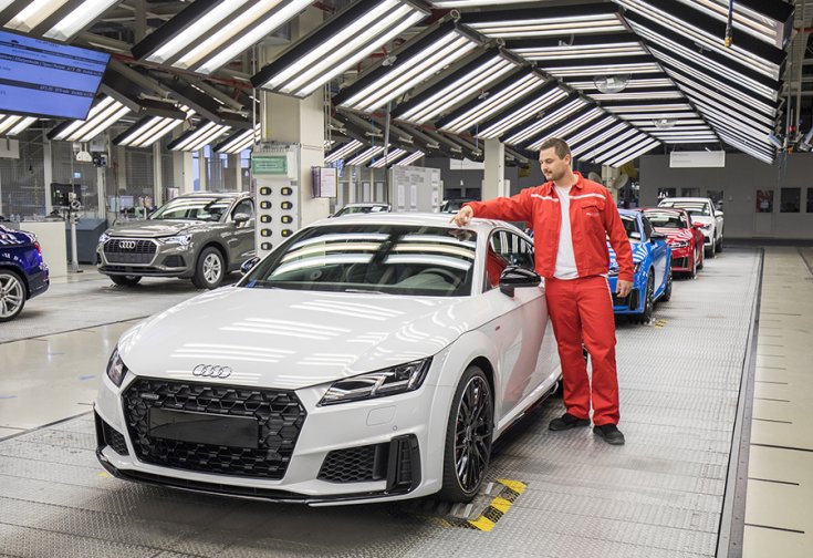 Audi TT a Győri gyártósoron