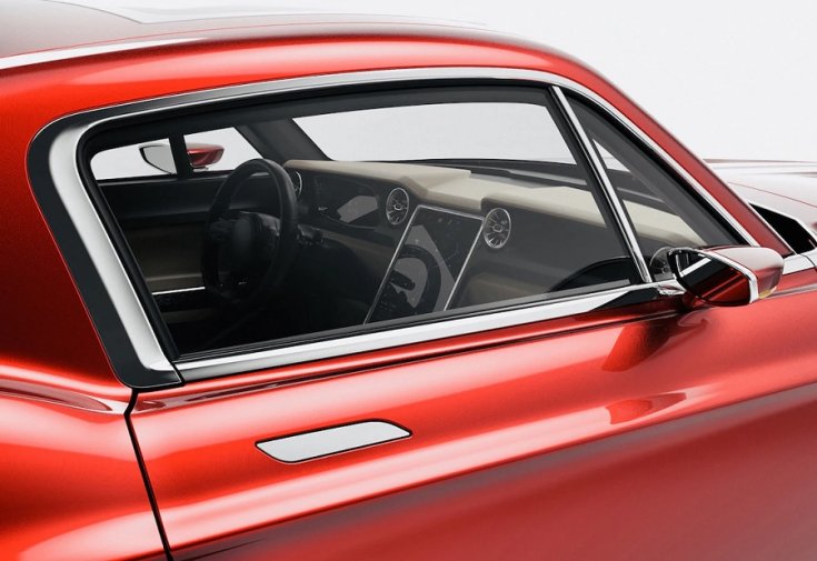 Orosz elektromos Ford Mustang, az Aviar R67 beltere