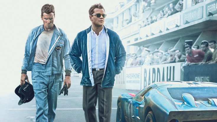 Christian Bale és Matt Damon Az aszfalt királyai című filmben