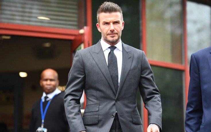 Beckham öltönyben