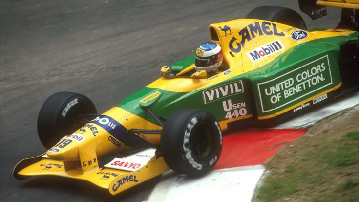 Schumacher az 1992-es Belga Nagydíjon