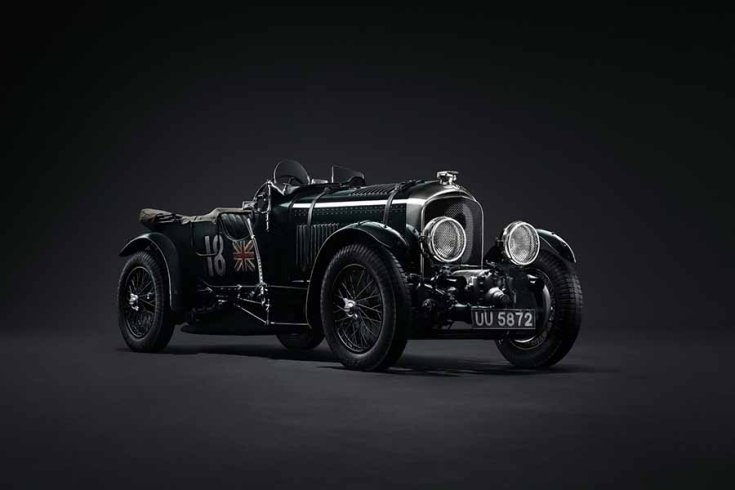Bentley Blower versenyautó elölről