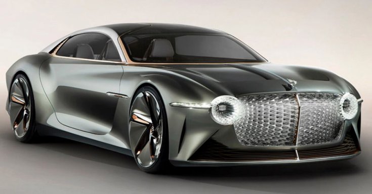 A Bentley EXP 100 GT concept
