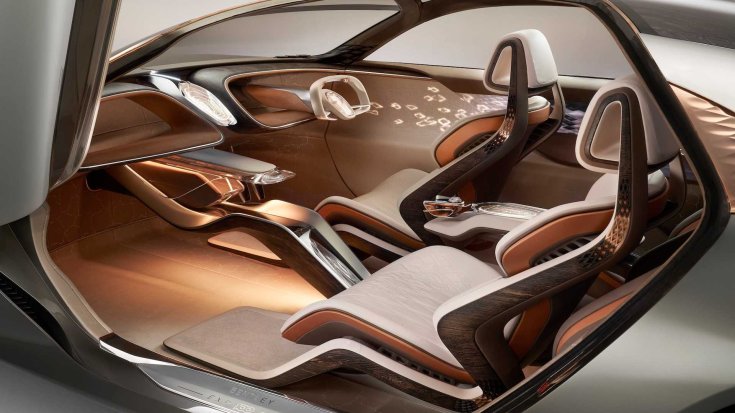 Bentley EXP 100 GT koncepcióautó beltér