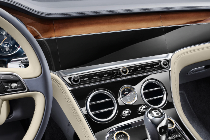Bentley forgó központi kijelző