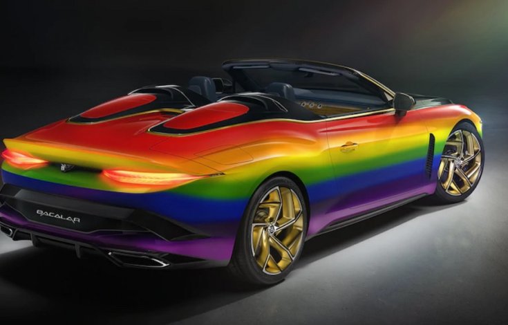 Bentley Mulliner Bacalar szivárvány árnyalatban