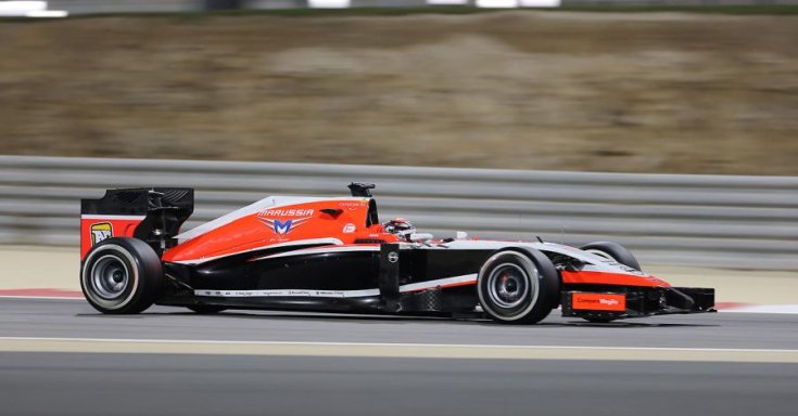 Bianchi a Marussia volánja mögött 2014-ben