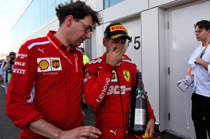 Binotto és Vettel