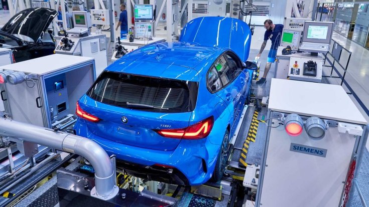 BMW 118i gyártósoron