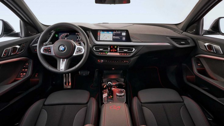 Új BMW 128ti modell belső tere