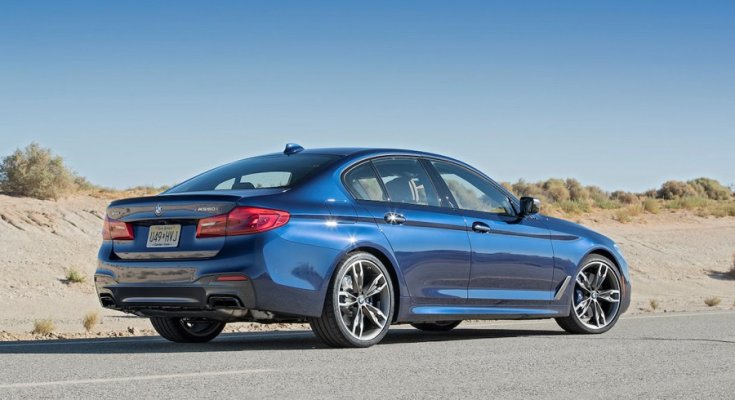 BMW 5-ös sorozat hátsó része