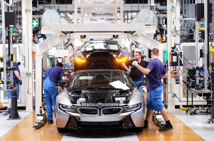 BMW i8 készül egy BMW gyárban
