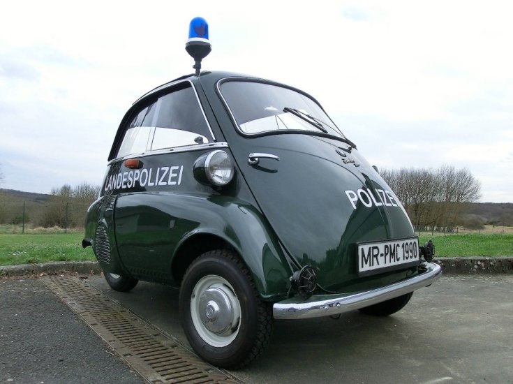 rendősrségi BMW Isetta