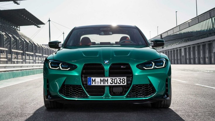 BMW M3 szemből
