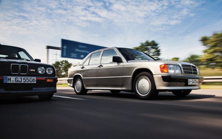 Mercedes 190E 2.3-16 és BMW M3 E30