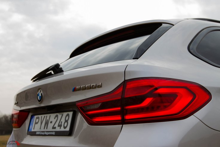 BMW M550d Touring Teszt Alapjárat