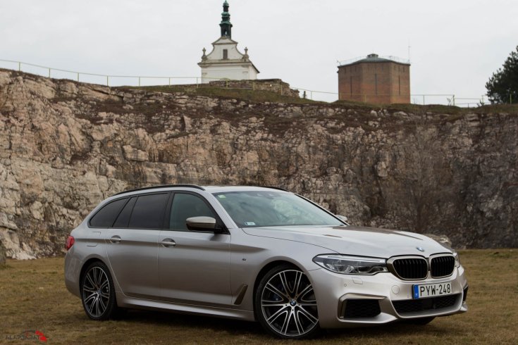 BMW M550d Touring Teszt Alapjárat