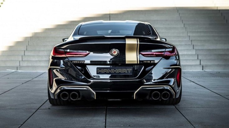 BMW M8 Competition Manhart tuning hátulról