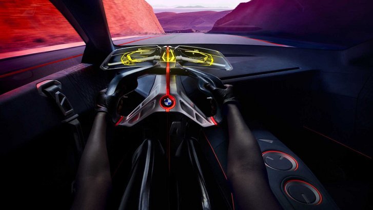 BMW Vision M tanulmányautó beltér