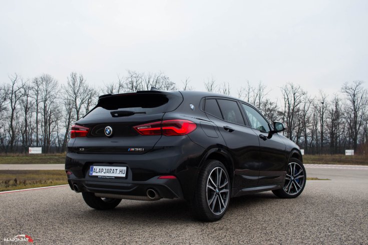 BMW X2 M35i  TEszt Alapjárat