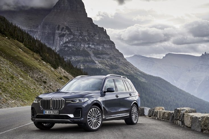 BMW X7 bal eleje
