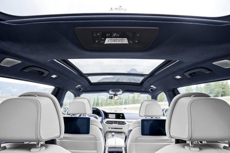 BMW X7 belső ülések