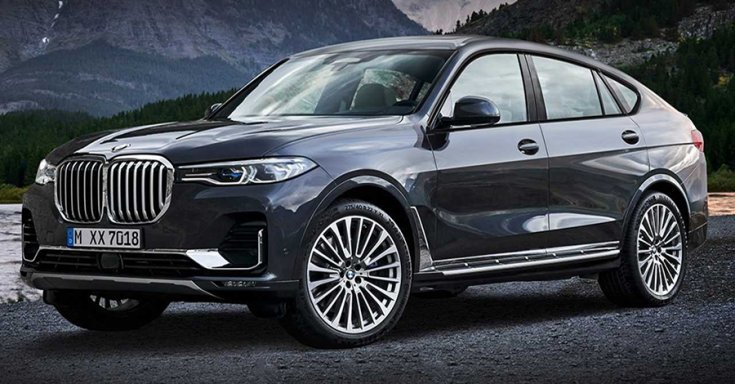 BMW X8 látványterv elölről