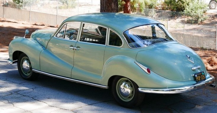 BMW 501, hátulnézet