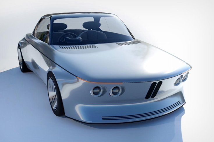 Abraham Chacko által tervezett BMW EV9-es koncepció modell szemből