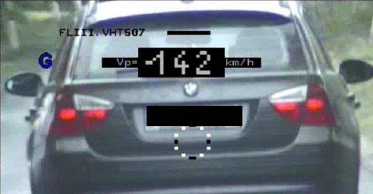 90 helyett 142-vel ment egy BMW a 1119-es útvonalon