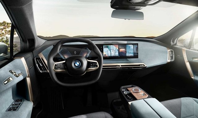 2021-es BMW iX modell belső tere