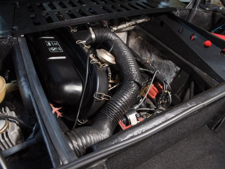 1978 BMW M1 motortér, felülnézet, balról