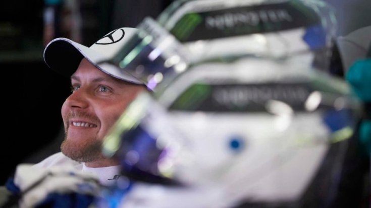 Valtteri Bottas a boxban