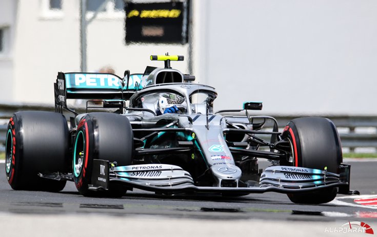 Valtteri Bottas a Hungaroringen
