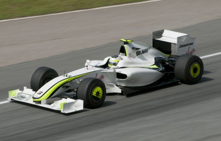 Jenson Button a Brawn GP volánja mögött