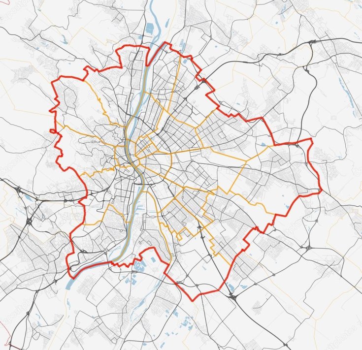 Budapest térképe