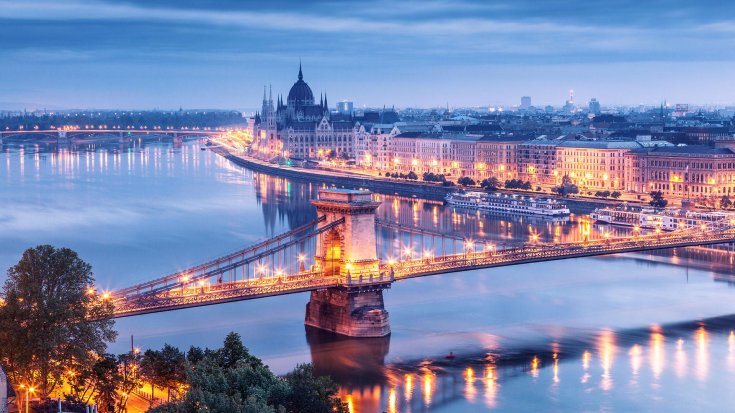 Budapest lánchíd látkép