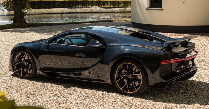 Bugatti Chrion L'Ebe hátulról
