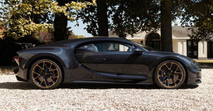 Bugatti Chrion L'Ebe oldalról