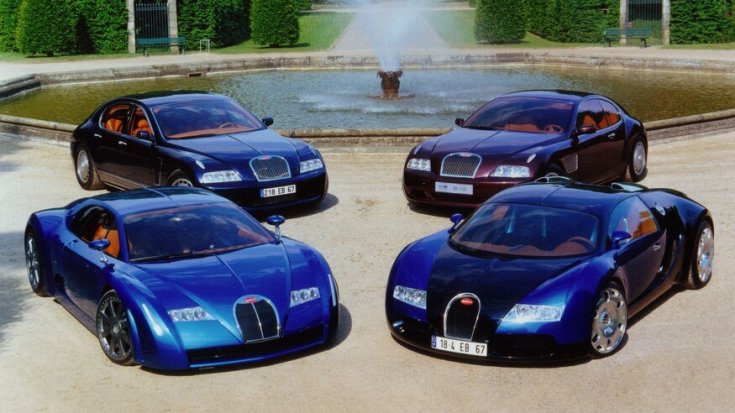 Bugatti EB tanulmányautók