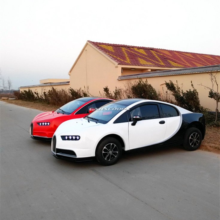 Bugatti replika oldalról